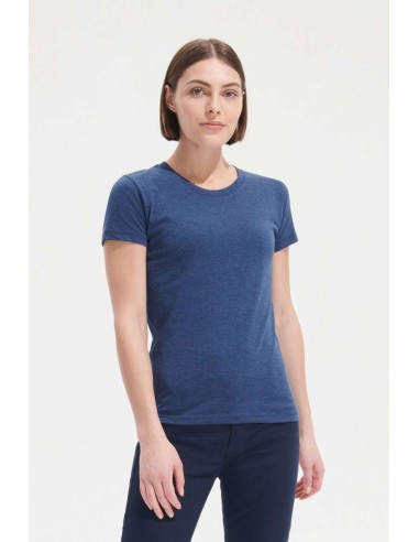 SOL-02758-Womens Round Neck Fitted T-Shirt Regent